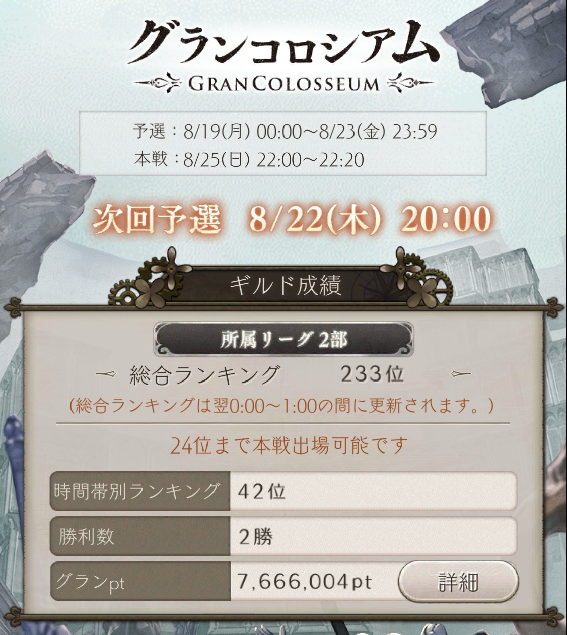 シノアリス -SINoALICE- グラコロ３日目が終了しております！！