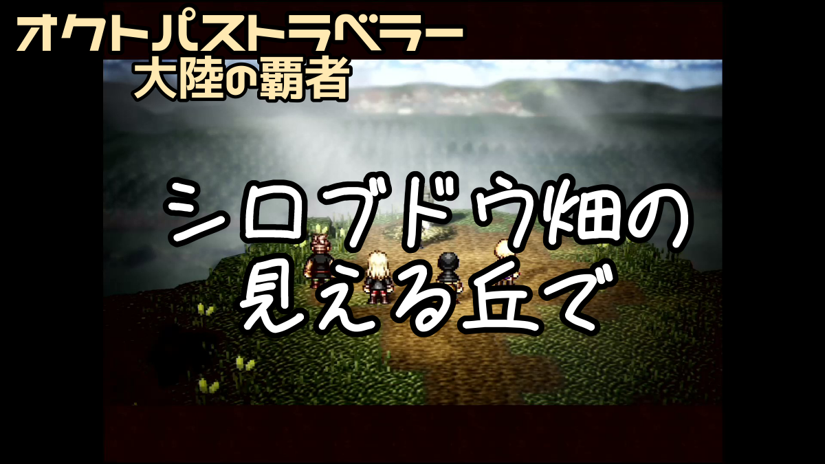 オクトラ大陸の覇者　『富を極めし者』第2章を終えての感想！！