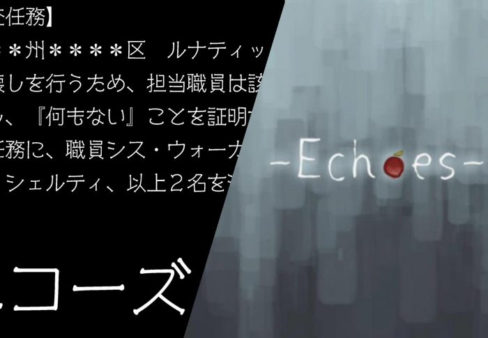 【Echoes】フリーゲームの探索型ホラー。とある廃ホテルで『なにもない』事を証明するために調査へ…。第１回